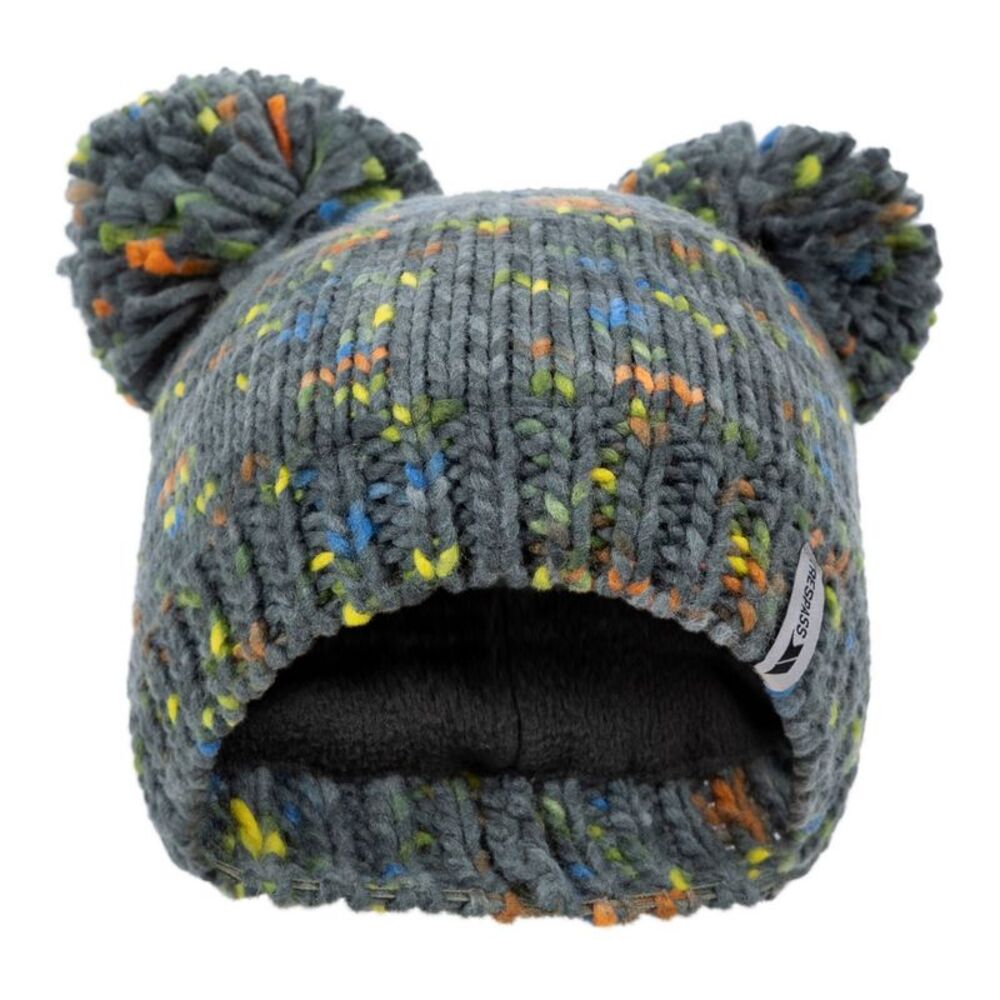 Trespass Childrens/Kids Ted Pom Pom Beanie / Spruce Green